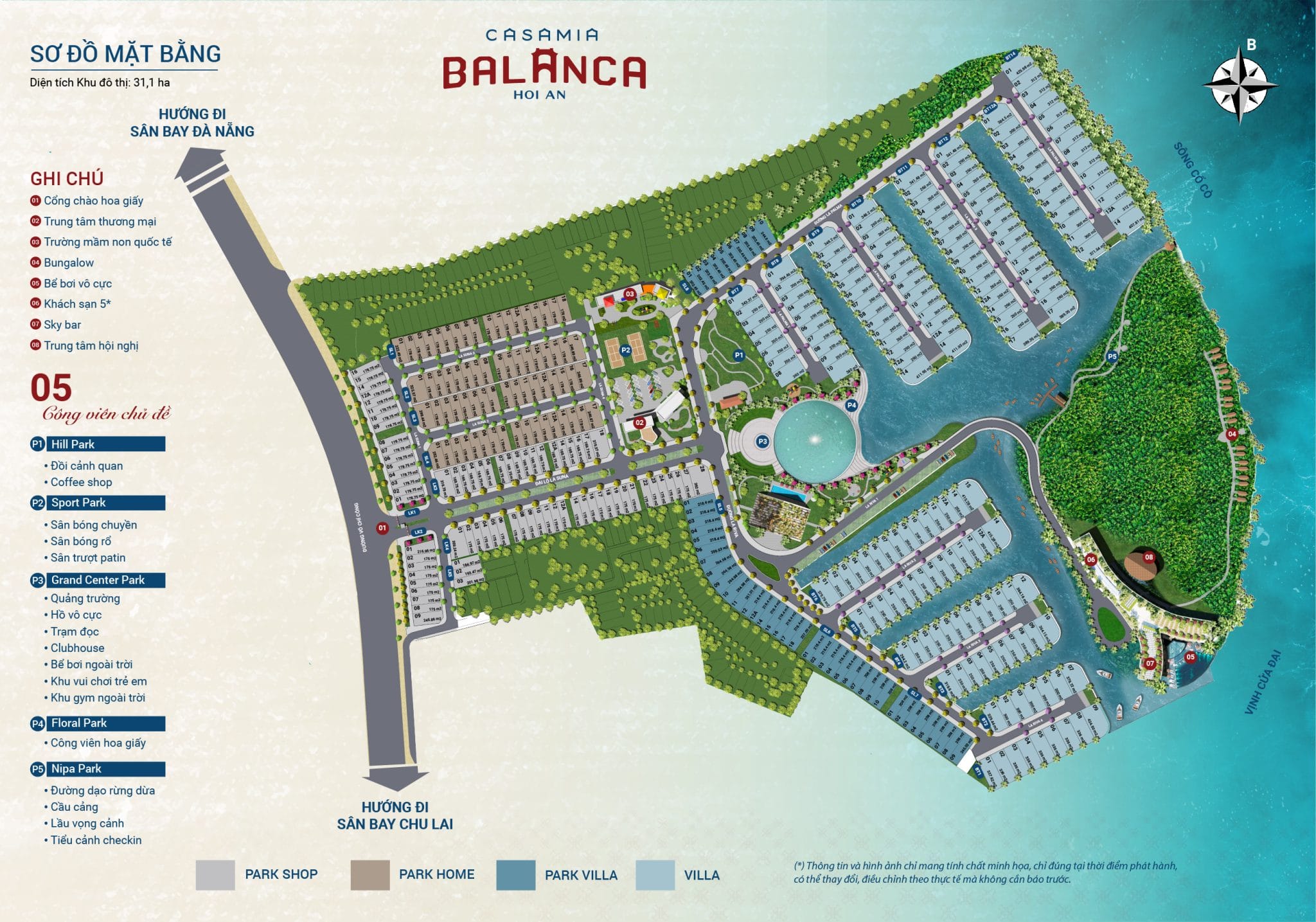 Bản đồ vị trí dự án Casamia Balanca Hội An